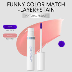 QueenDairy QueenDiary application close-up shows precise lip liner-stain versatility for defined lips
