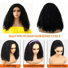Querary Kinky Curly density of 220 provides fullness and bounce.