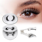 QUEWEL 2-pair magnetic eyelashes kit for quick, glue-free application