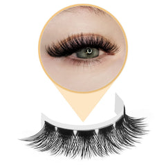 QUEWEL cluster lashes mixed-tray 8-16mm for daily looks
