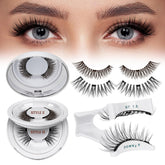 QUEWEL reusable magnetic eyelash kit contents for quick, glue-free application.