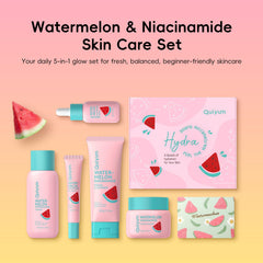 QUIYUM Watermelon Cleanser bottle, gentle lather for clean skin