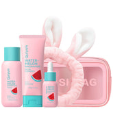 QUIYUM Watermelon Serum bottle shown for hydrating glow and refreshing routine.
