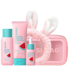 QUIYUM Watermelon Serum bottle shown for hydrating glow and refreshing routine.