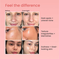 QUIA Collagen Wrapping Mask spread application shows even coverage for overnight treatment.
