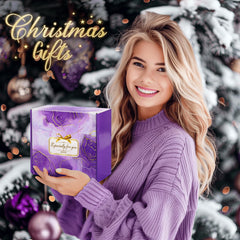 Qivatex lavender bath bombs provide relaxing spa fizz and scent.