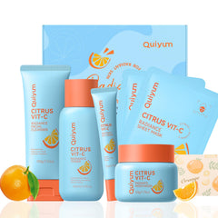 QUIYUM Citrus VC Cleanser bottle—gentle cleansing that refreshes and preps skin for brighter tone.