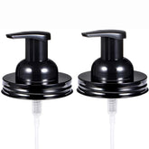 QurHapzy mason-jar-foam-pump-cover on a vanity for convenient foaming soap access
