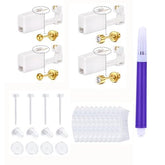 QWALIT Gold Ear Piercing Kit front view highlights at-home piercing convenience