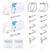 QWALIT nose piercing kit 2pcs at-home piercing precision for quick looks