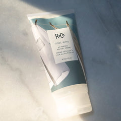 R+Co Cool Wind pump application showing smoothing while applying cream.