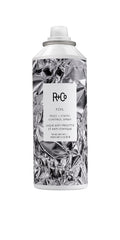 R+Co Foil Frizz Spray bottle delivers smoothness and static control for frizz-free days