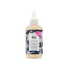 R+Co Lost Treasure bottle shown for color-safe cleansing and lightweight shine.