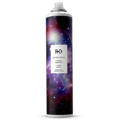 R+Co Outer Space Light Hair Spray bottle offers flexible hold and volume