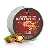 RA COSMETICS whipped shea butter in a jar delivering rich hydration for skin