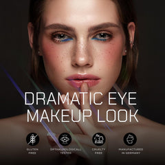 Radiant Professional Make Up Eyeliner Chocolate 03 on-eye lid defines the lash line.