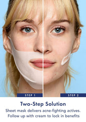 Rael chin mask wrapped around jawline for full-coverage fit.
