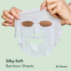 Rael vitamin C mask sheet provides brightening serum for radiant skin.