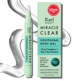 Rael Miracle Clear Spot Gel bottle front for compact blemish care.