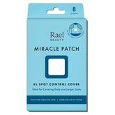 Rael Miracle XL patch closeup showing broad spot coverage for larger pimples