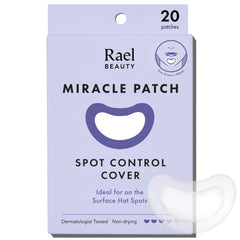 Rael Pimple Patches on chin and nose provide discreet blemish care.