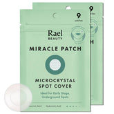 Rael pimple patches microcrystal box closeup for clear skin prep
