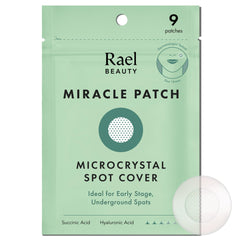 Rael pimple patches packaging for easy, discreet blemish care.