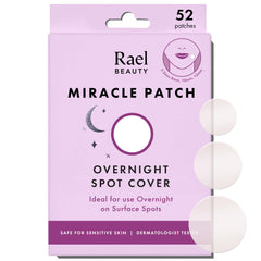 Rael pimple patches in packaging showcase overnight blemish protection.