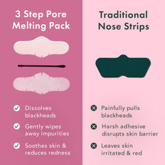 Rael soothing sheet applied to calm skin after cleansing.