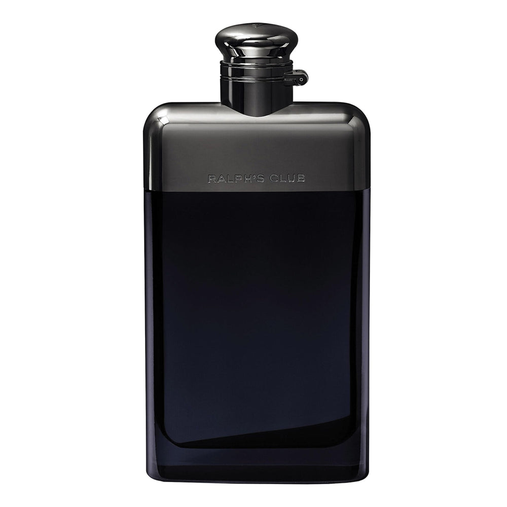 Ralph's Club bottle front view presents a premium masculine presence.
