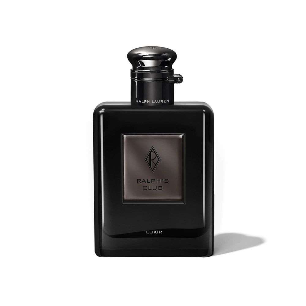 Ralphs Club Elixir bottle close-up shows amber hue and intense woody tones