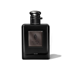 Ralphs Club Elixir bottle close-up shows amber hue and intense woody tones