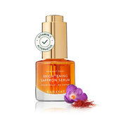RANAVAT BOTANICS Brightening Saffron Serum bottle closeup for radiant glow