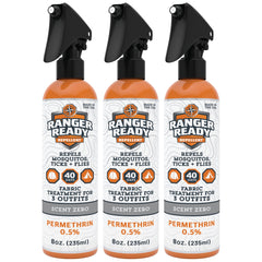 Ranger Ready Permethrin Scent Zero 8oz bottle ready for outdoor protection against ticks