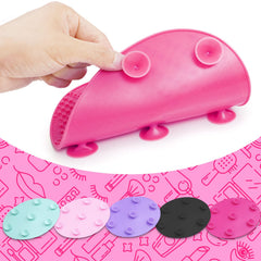 Ranphykx big size mat with suction cup for hands-free cleaning sessions