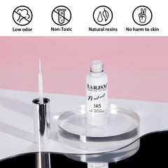 Arte de uñas minimalista con RARJSM para diseños simples y elegantes.