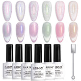 RARJSM Aurora Velvet Silver cat eye polish for a shimmering, salon-ready manicure.