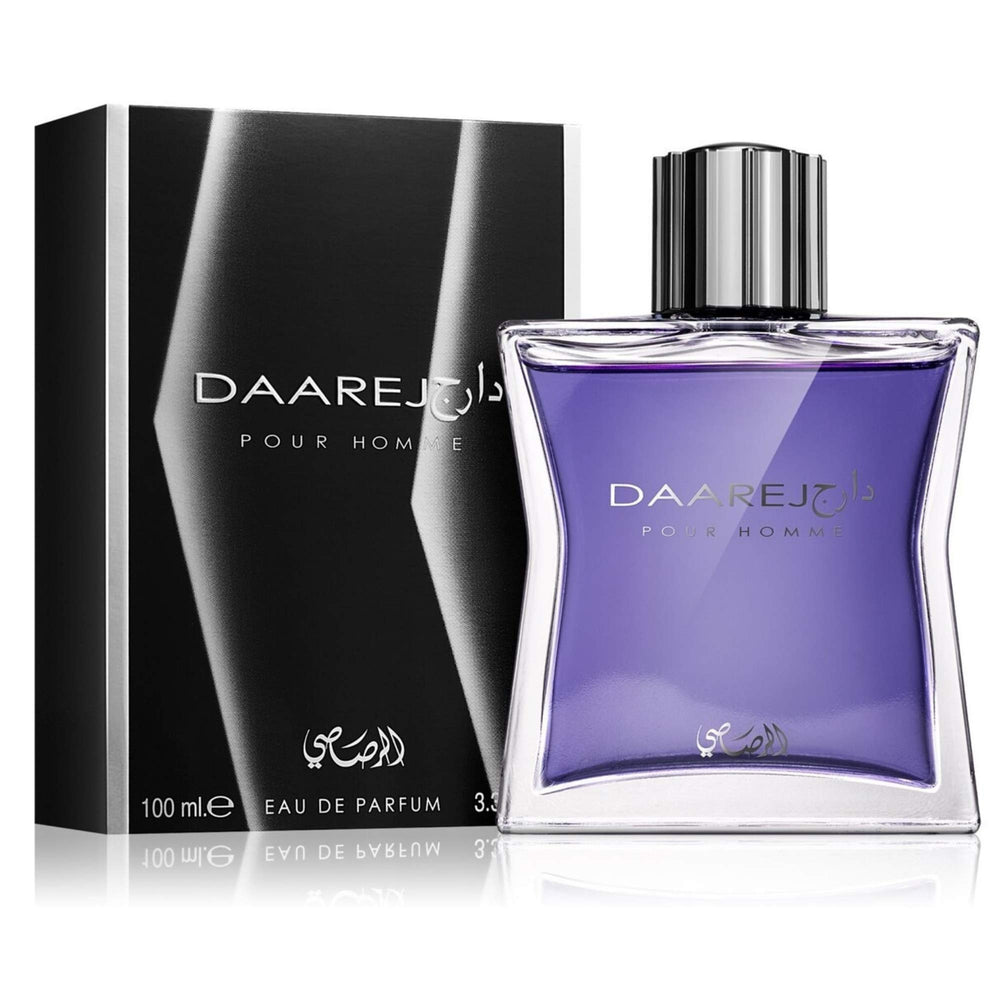 RASASI Dareej for Men EDP bottle front shows premium packaging for daily wear.