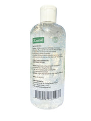 Raslok Aloe Gel on face and hair delivers lightweight hydration.