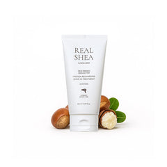 RATED GREEN Real Shea Protein Recharge bottle pour demonstrates deep conditioning.