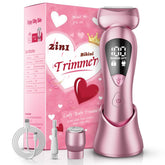 Rategist electric bikini trimmer front view with ergonomic grip for comfortable handling.