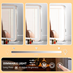 Ratsamee vanity mirror USB-C port for convenient device charging.