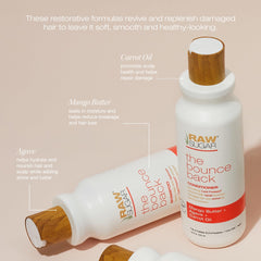 RAW SUGAR Bounce Back duo packaging highlights clean ingredients
