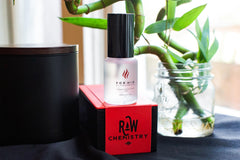 RawChemistry For Him luxury packaging conveys executive style and premium presentation.