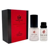 RawChemistry for Him Set gift box shows premium presentation ideal for gifting and unboxing.
