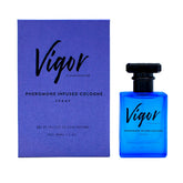 RawChemistry Vigor bottle closeup showcases premium masculine fragrance for daily wear