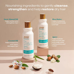 RAW SUGAR ingredients coconut oil - nourishing shine boost for dehydrated strands.
