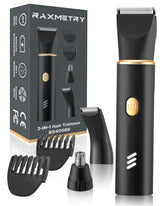 RAXMETRY Manscape body trimmer front view highlights compact design for precise grooming anywhere.