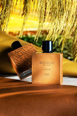 Rayhaan Corium for Men spray application for quick refresh.
