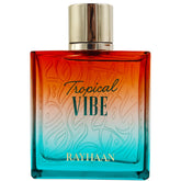 Rayhaan Tropical Vibe bottle front showcases vibrant fruity notes for everyday freshness.